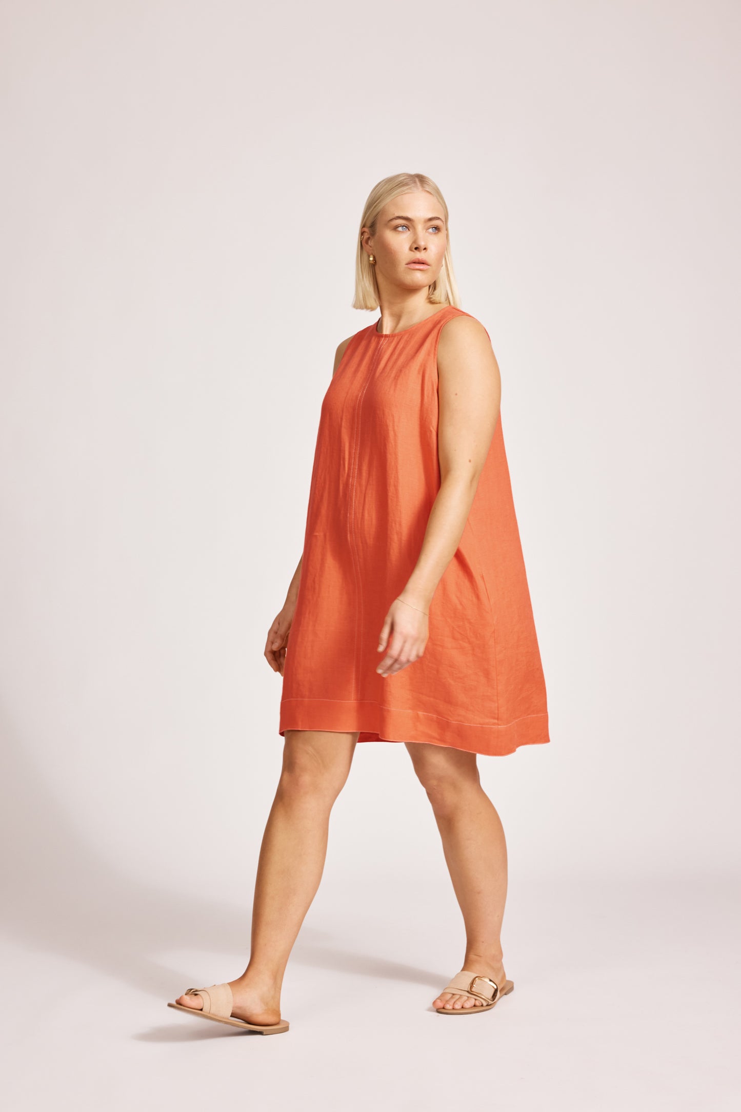 Miramar tank dress - Coral