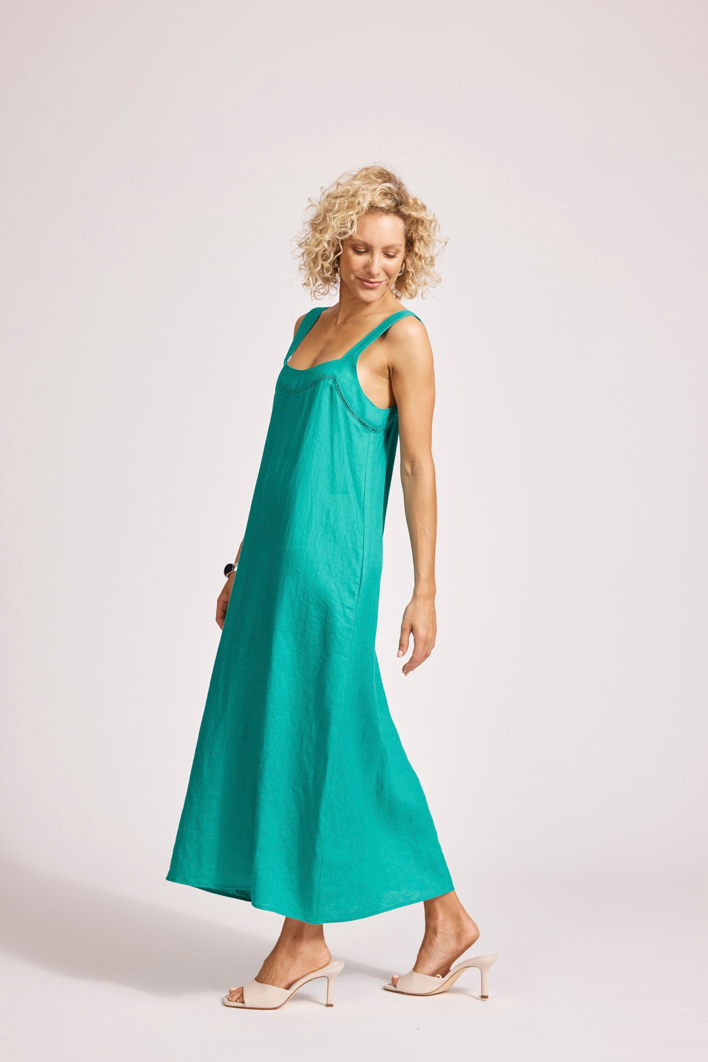 Miramar Tank Maxi Dress - Lagoon
