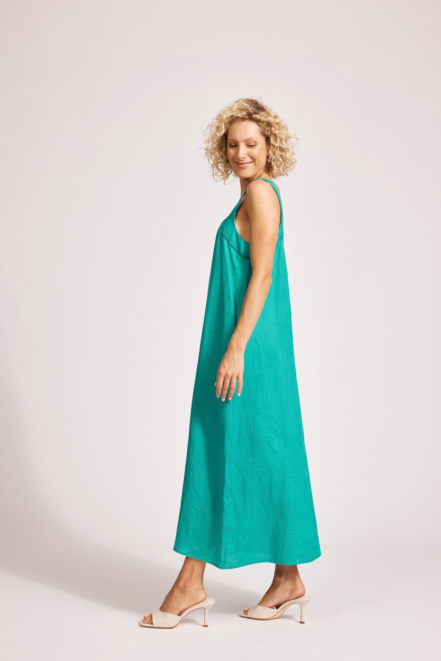 Miramar Tank Maxi Dress - Lagoon