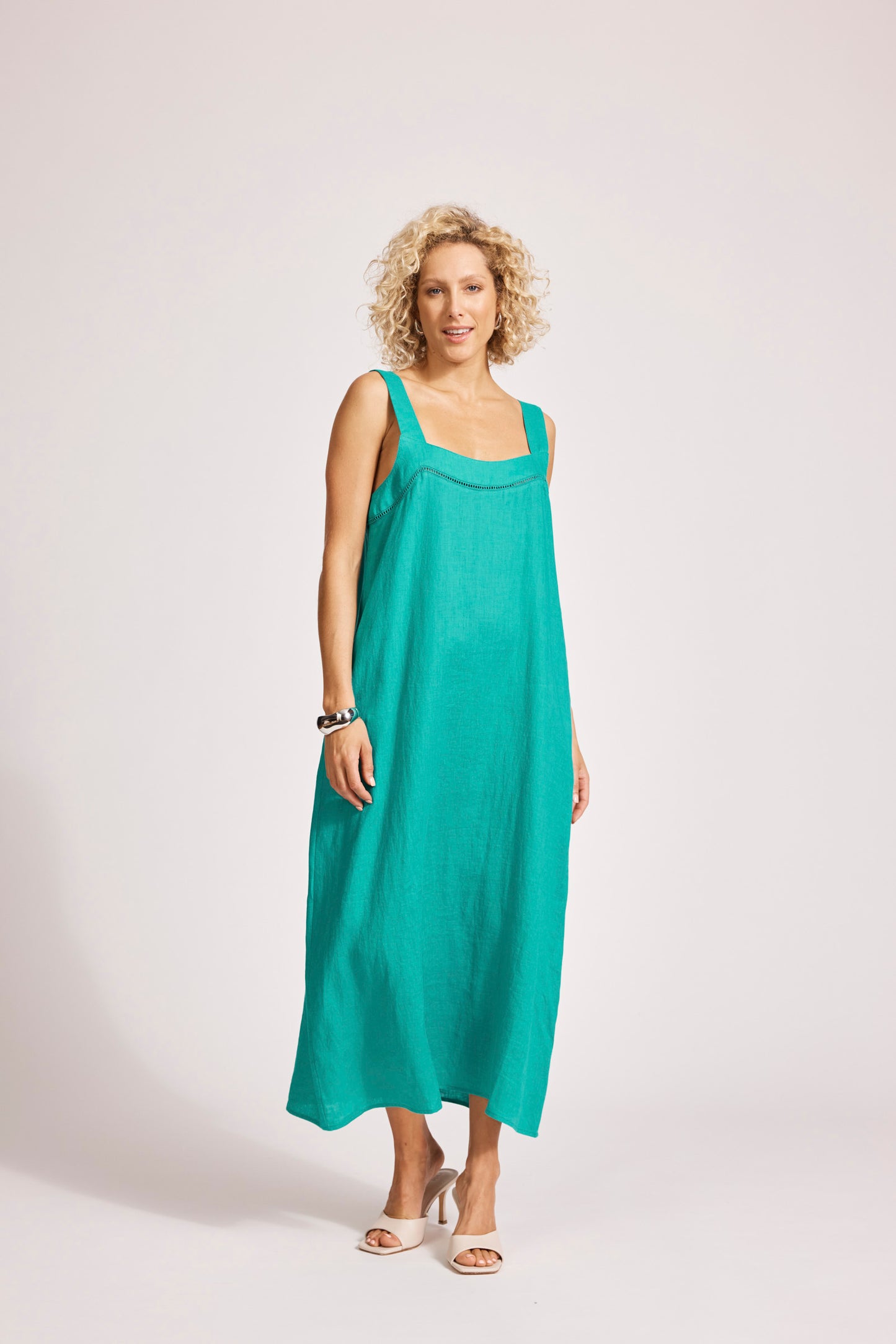 Miramar Tank Maxi Dress - Lagoon