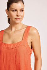 Miramar Tank Maxi Dress - Coral