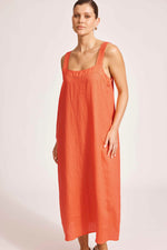 Miramar Tank Maxi Dress - Coral