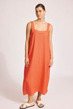 Miramar Tank Maxi Dress - Coral