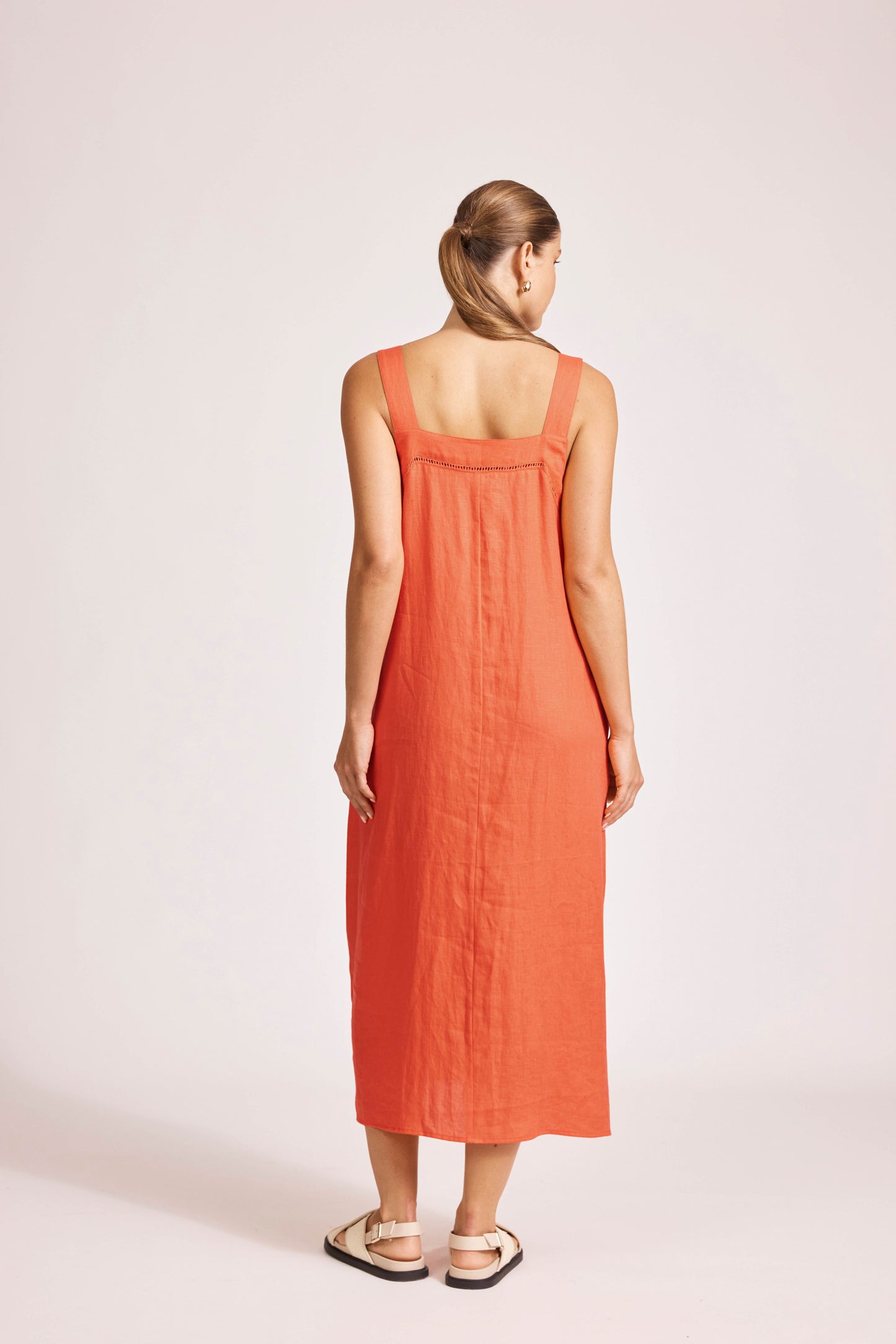 Miramar Tank Maxi Dress - Coral
