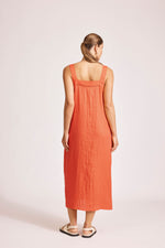 Miramar Tank Maxi Dress - Coral
