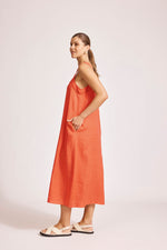 Miramar Tank Maxi Dress - Coral