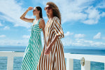 Treville Stripe Maxi Dress - Caramel