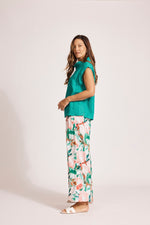 Miramar Top - Lagoon Green
