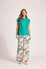 Miramar Top - Lagoon Green