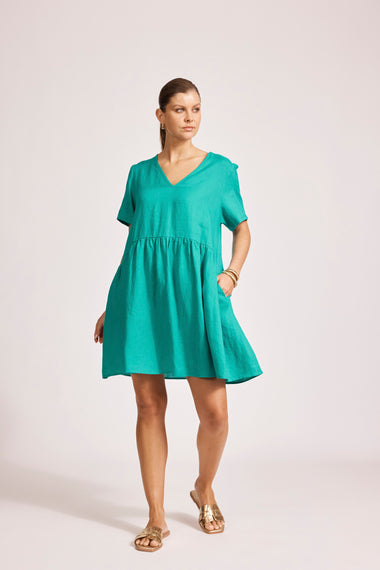Miramar Midi Dress - Lagoon