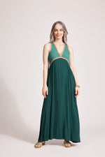 Alegria Spiced Maxi Dress -Teal/Lagoon