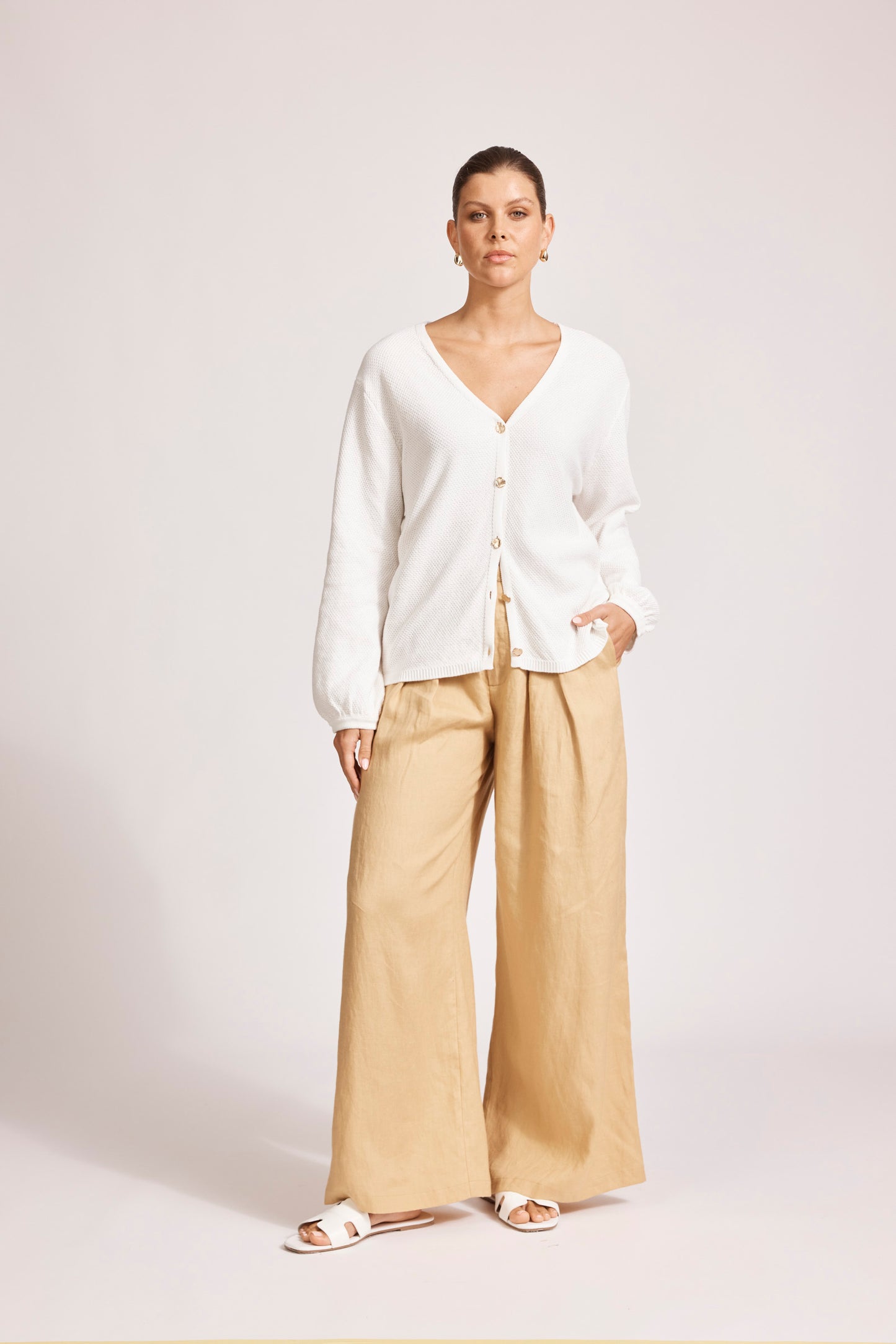 Artemis Knit Cardigan - White