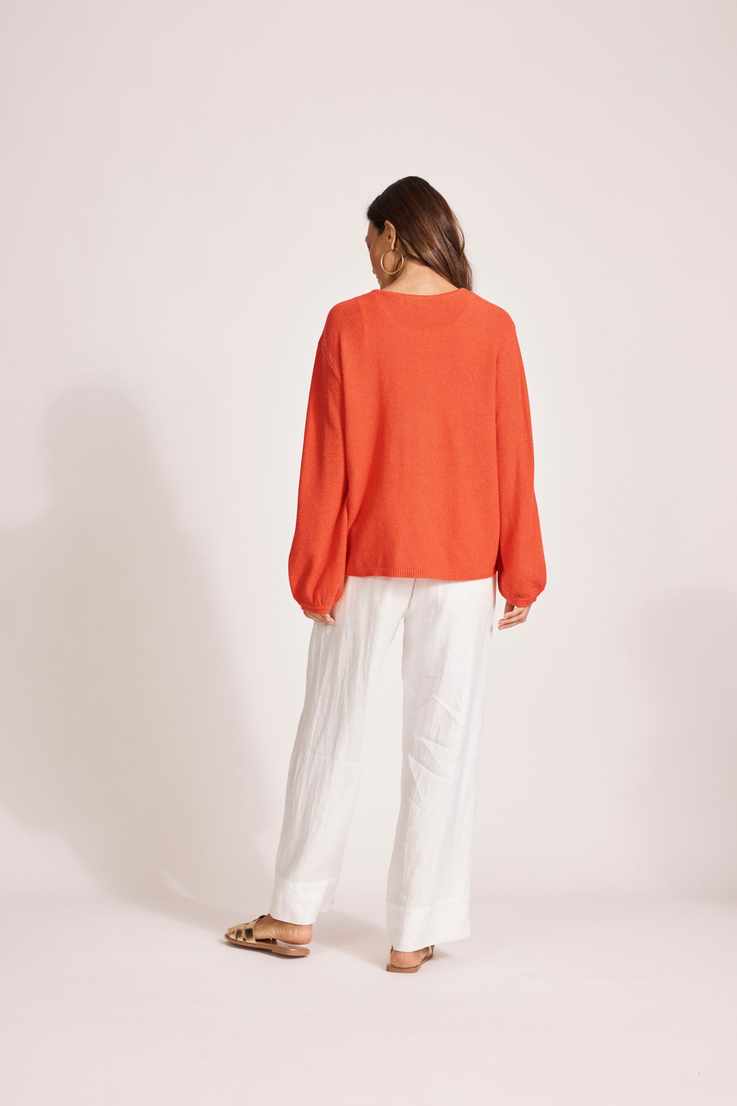 Artemis Knit Cardigan - Coral