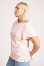 Margherita Stripe T-shirt - Cameo