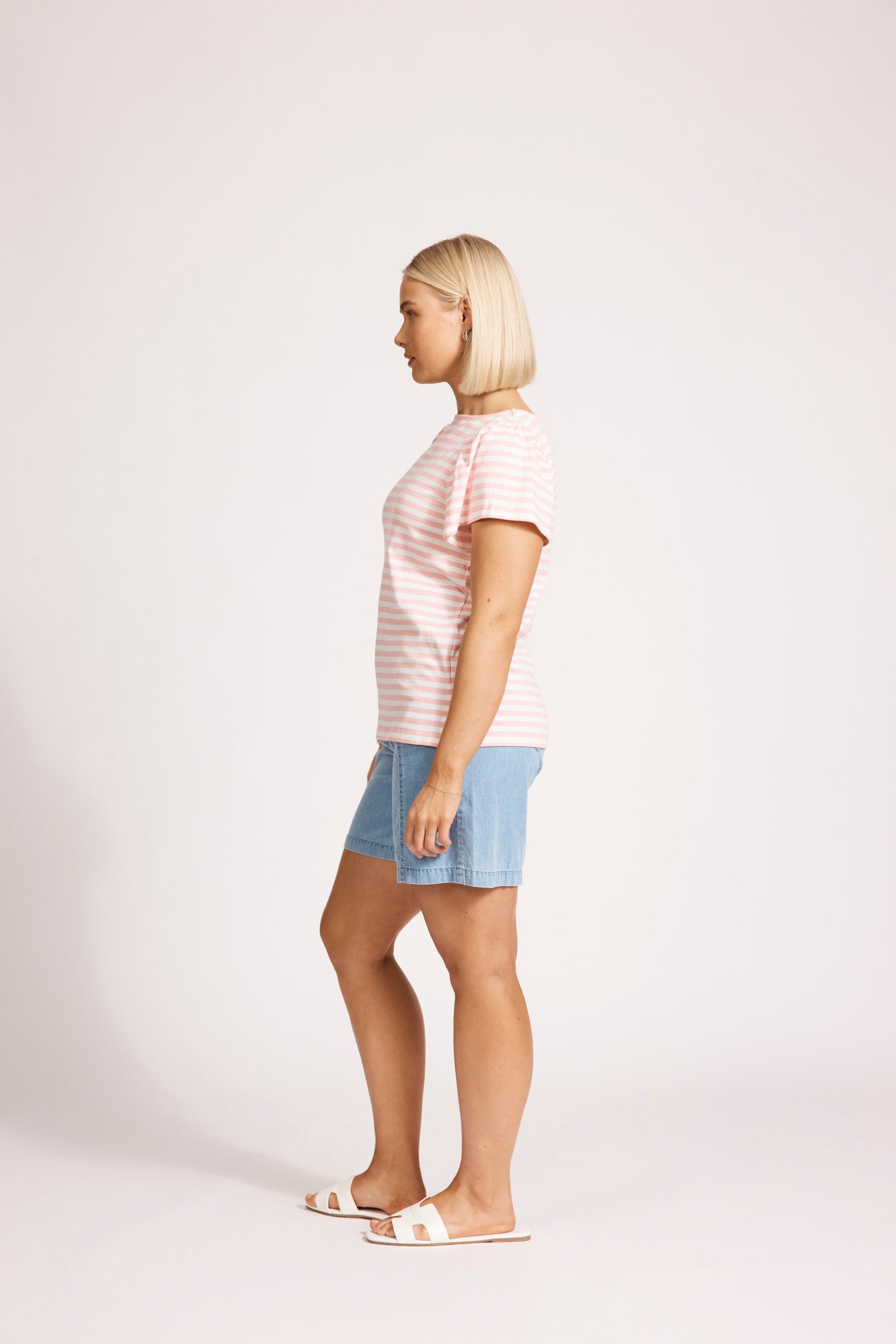 Margherita Stripe T-shirt - Cameo
