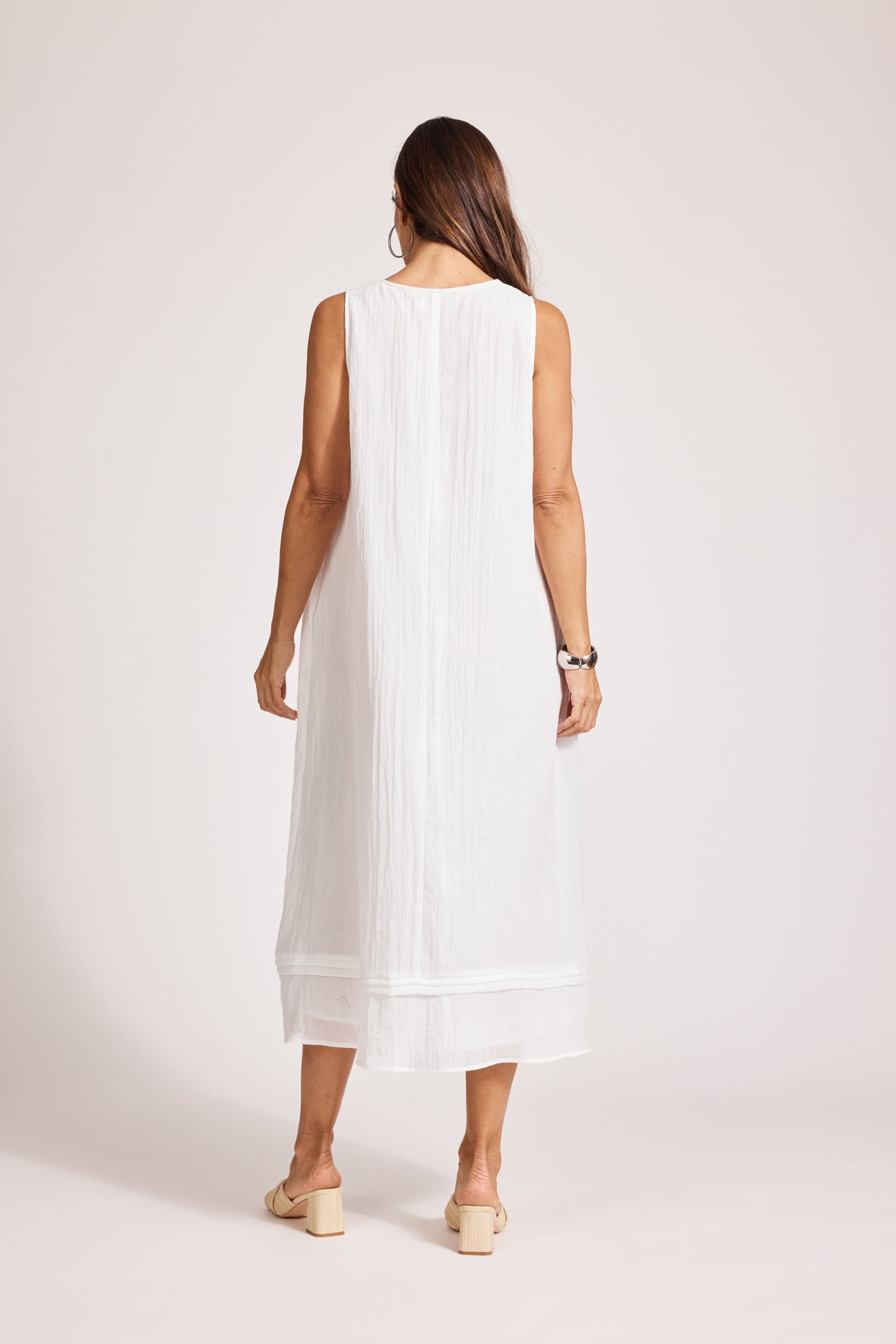 Orsula Tank Maxi Dress - White