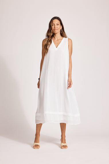Orsula Tank Maxi Dress - White