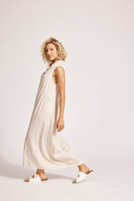 Alesia Sleeveless Shirt Dress - Tusk