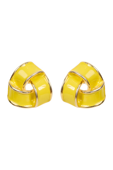 Parisio Twist Earring - citrine