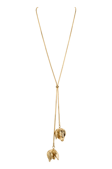 Sorsi Necklace - Gold Tulip