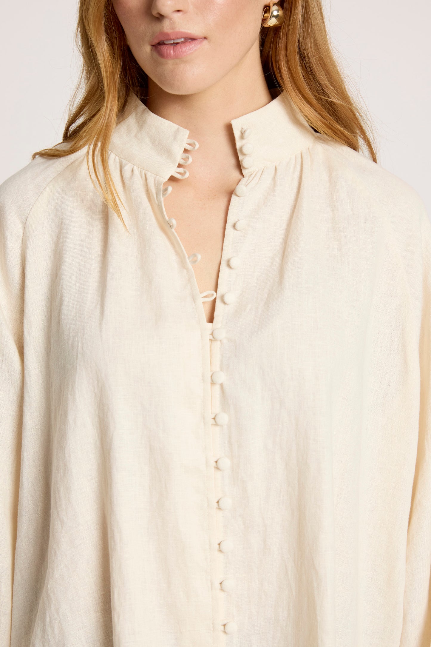 Bajau Button Shirt from Eb+Ive - Dune