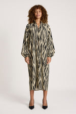 Bajau Button Dress from Eb+Ive - Savannah print