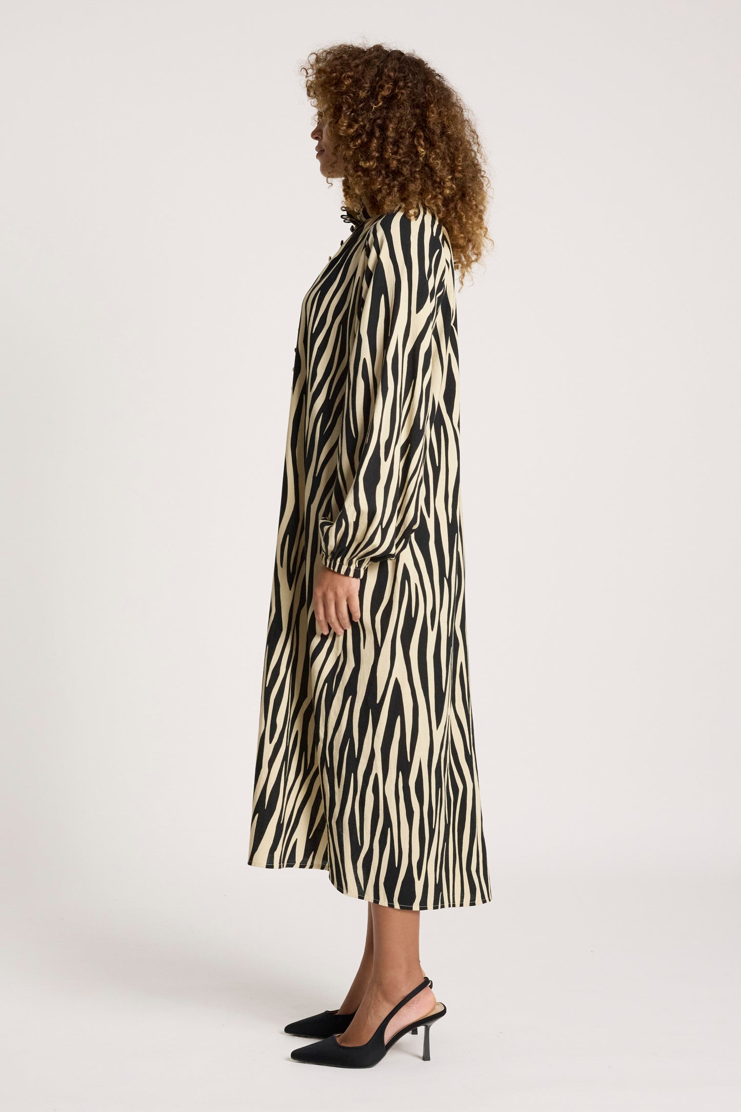 Bajau Button Dress from Eb+Ive - Savannah print