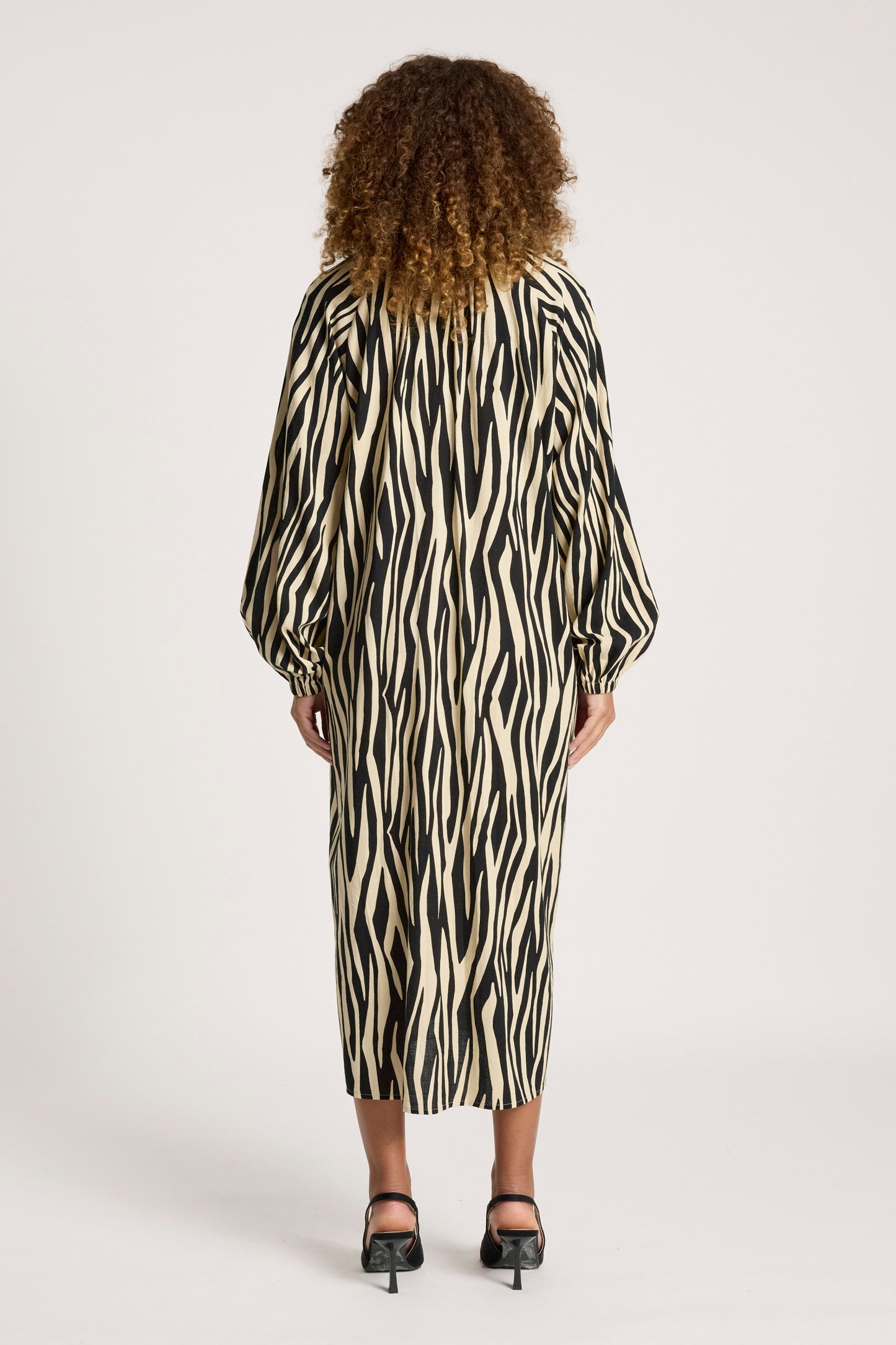 Bajau Button Dress from Eb+Ive - Savannah print