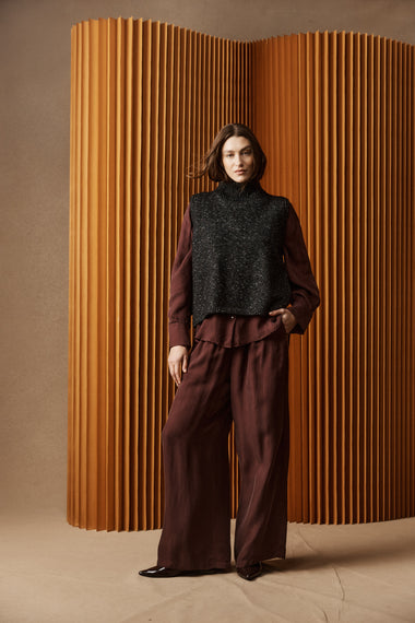 Calista Pant from Eb+Ive- Mahogany