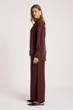 Calista Shirt from Eb+Ive - Mahogany colour