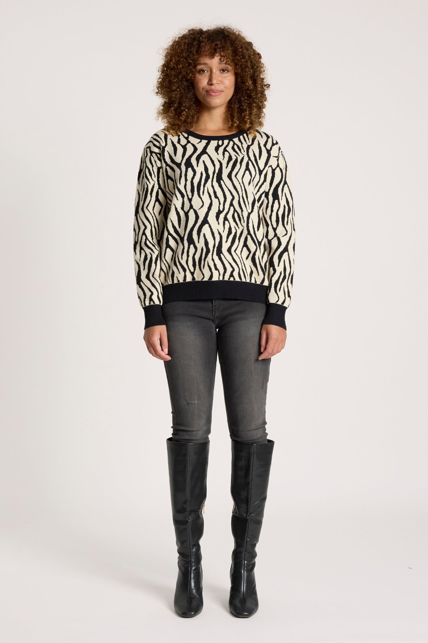 Zala Jumper from Eb+Ive - Savannah Print