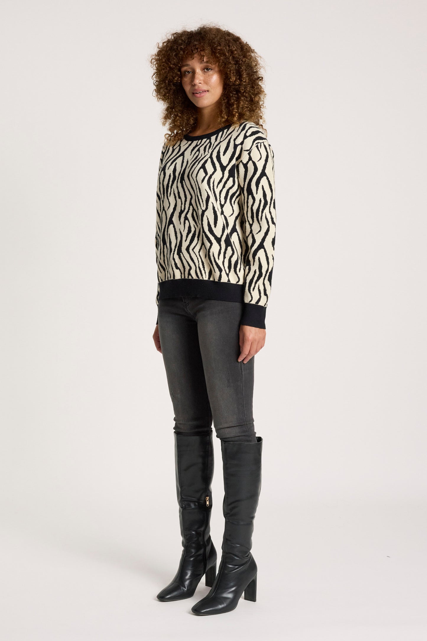 Zala Jumper from Eb+Ive - Savannah Print