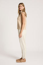 Zala Knit Vest from Eb+Ive - Bisque colour