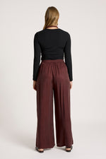 Calista Pant from Eb+Ive- Mahogany