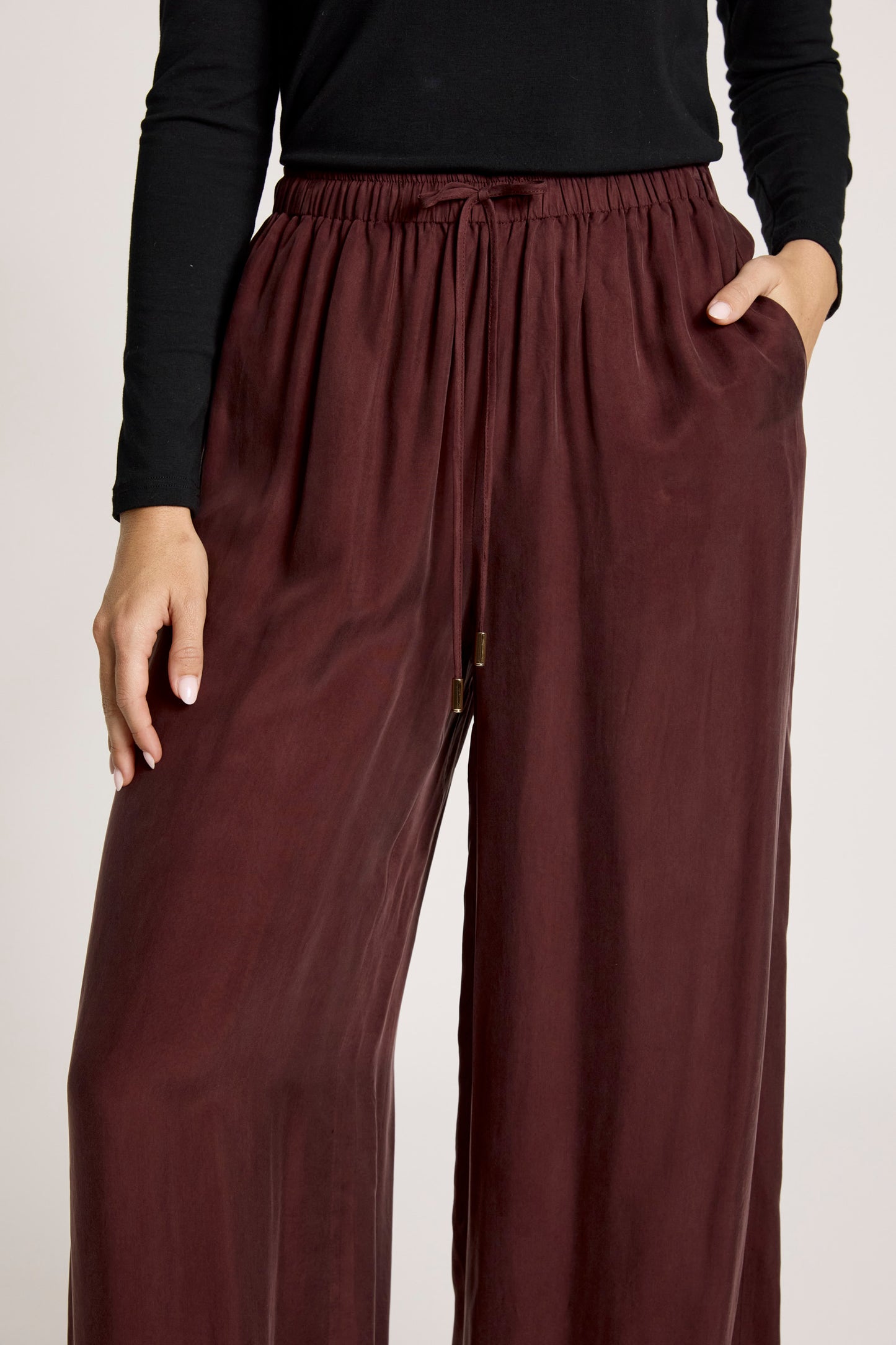 Calista Pant from Eb+Ive- Mahogany