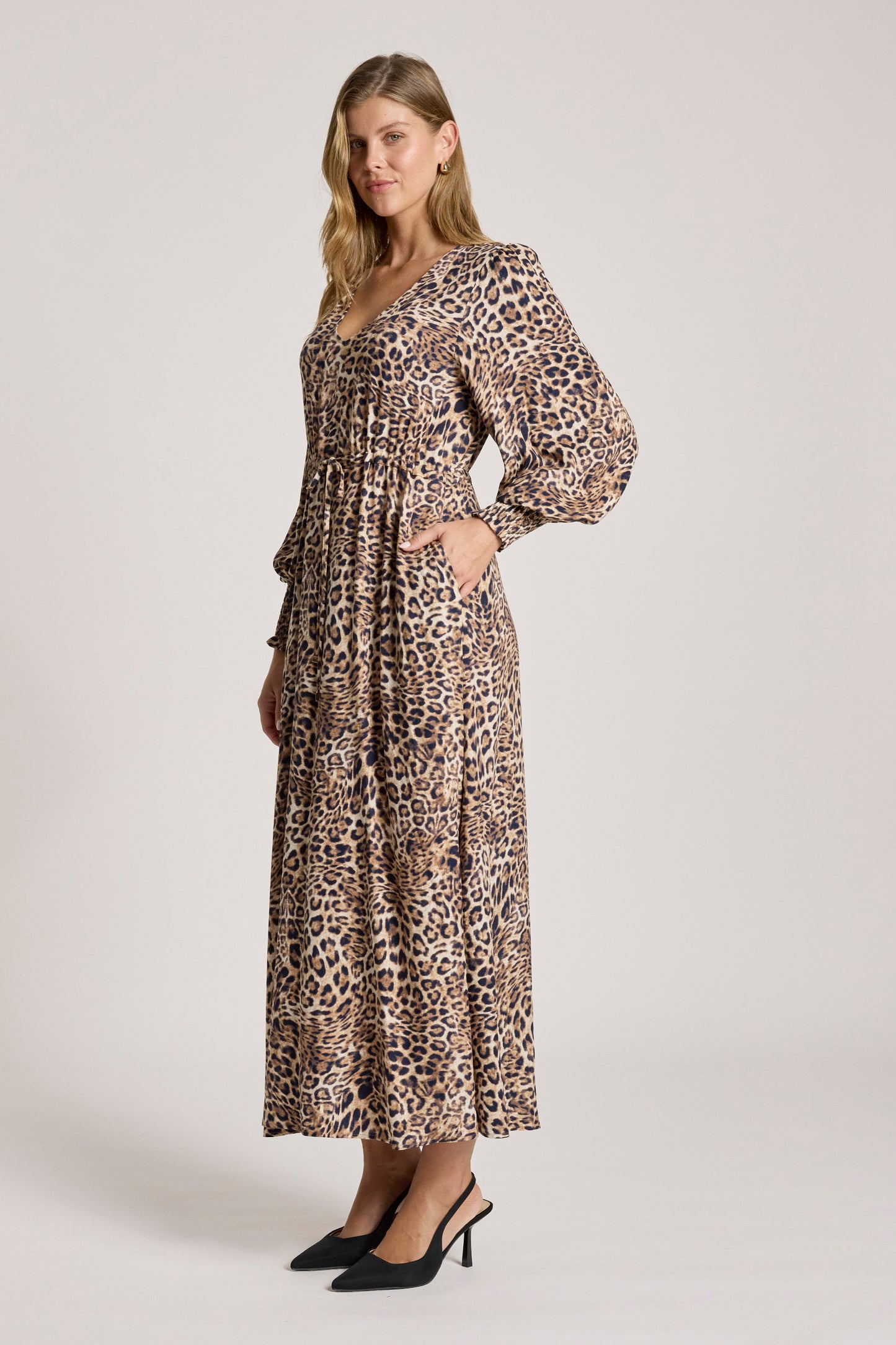San Maxi Dress from Eb+Ive - Nomad print
