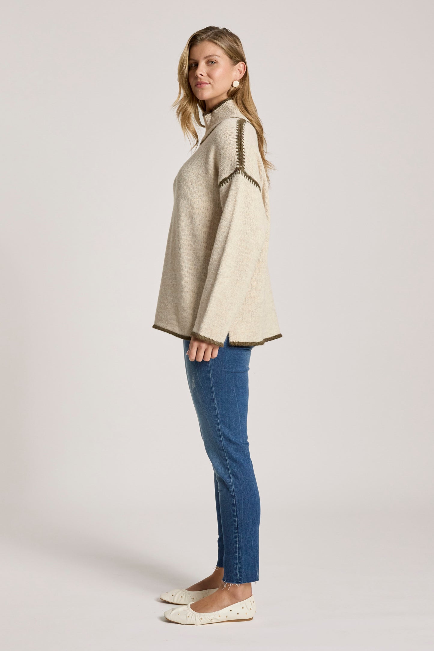 Orin Jumper from Eb+Ive - Dune/Olive