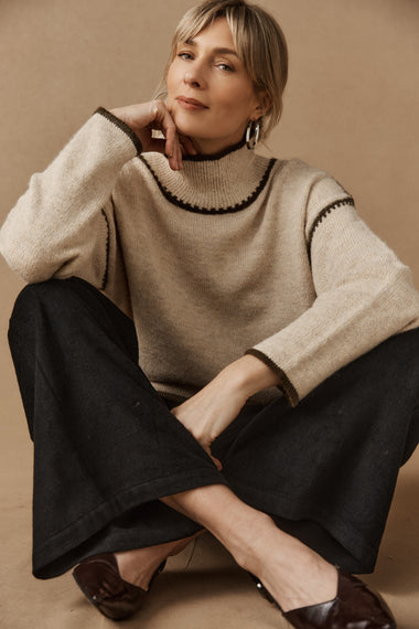 Orin Jumper from Eb+Ive - Dune/Olive