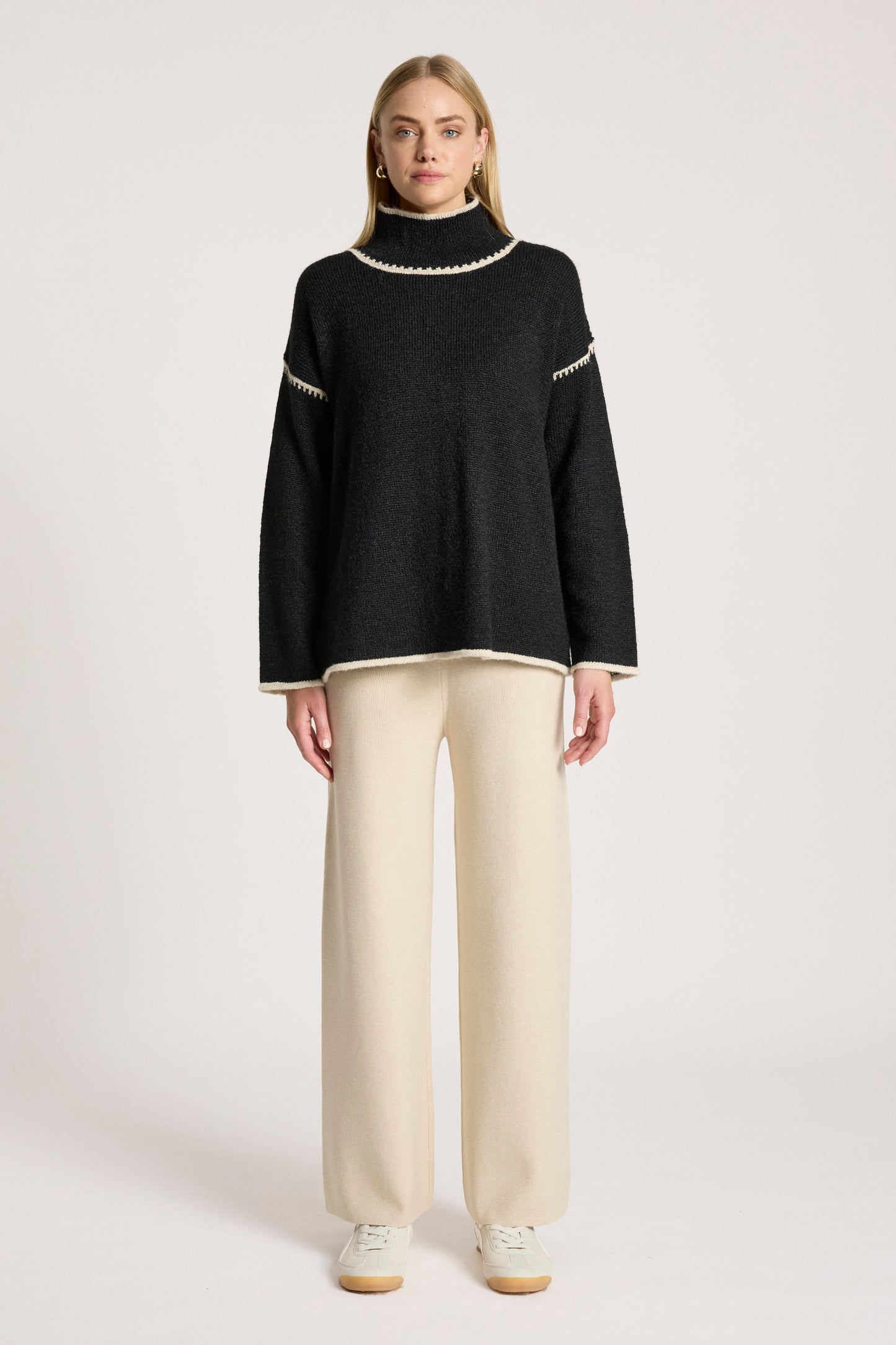 Orin Jumper from Eb+Ive - Black/Dune