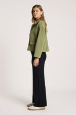 Wanderer Crop Jacket from Eb+Ive - Pampas colour