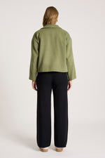 Wanderer Crop Jacket from Eb+Ive - Pampas colour