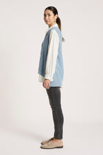 Liora Knit Vest from Eb+Ive - Lake colour
