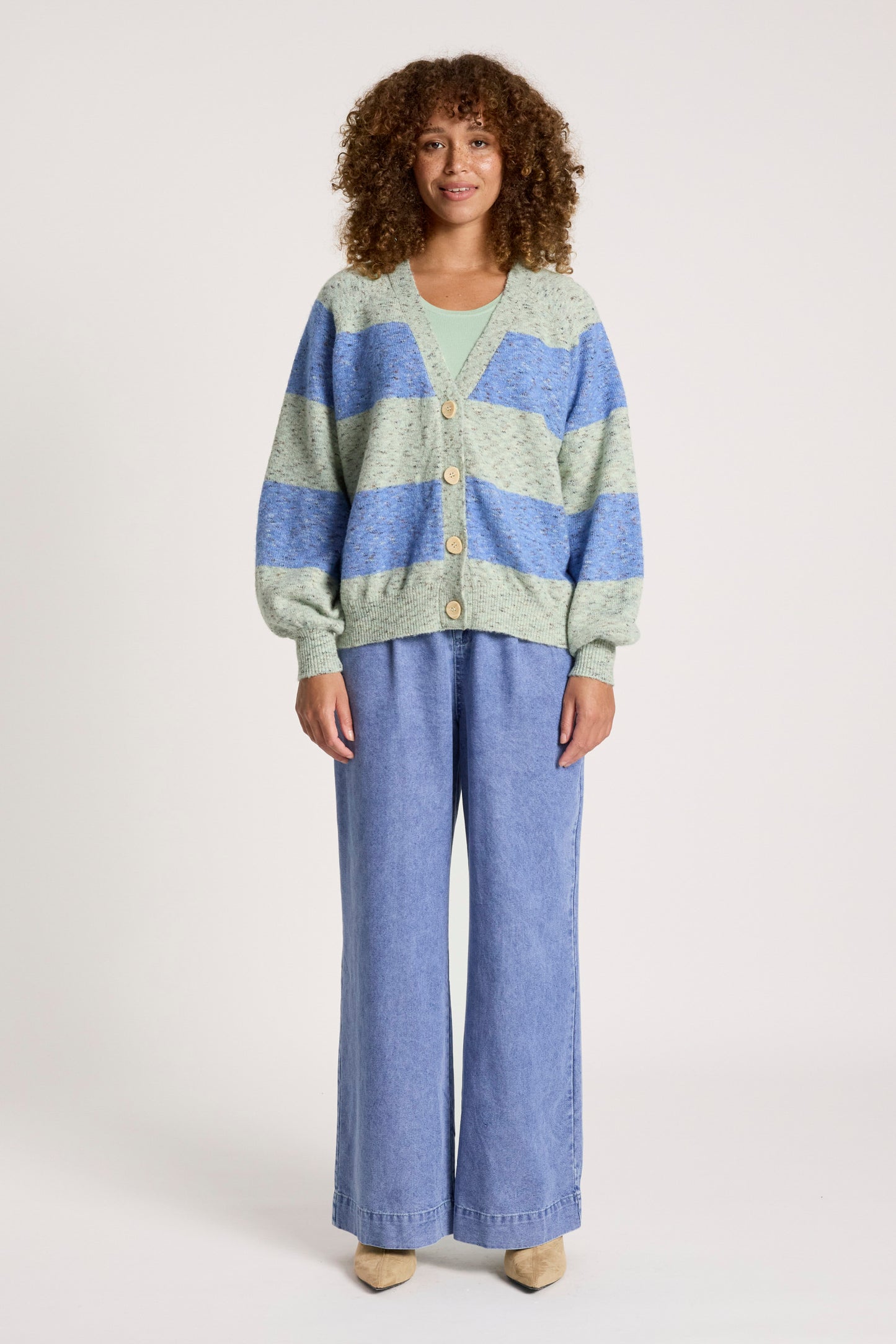 Zarda Cardigan from Eb+Ive - Sage/Lake