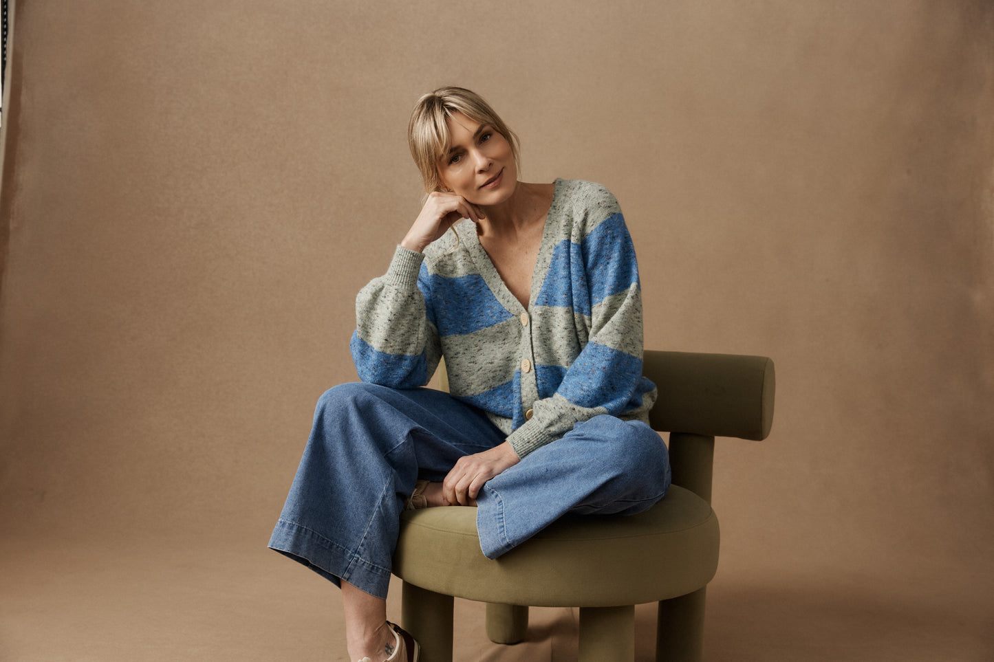 Zarda Cardigan from Eb+Ive - Sage/Lake