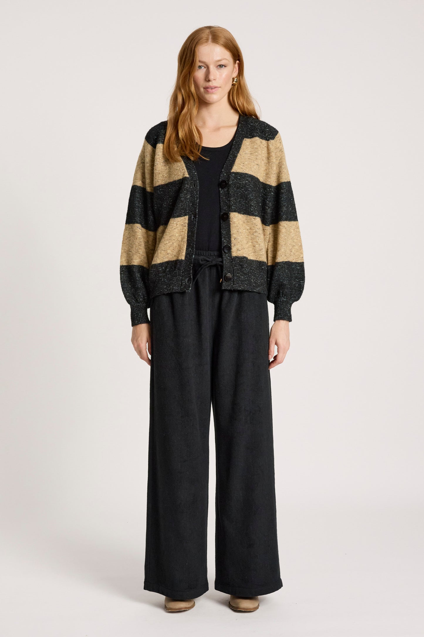 Zarda Cardigan from Eb+Ive - Mocha/Black