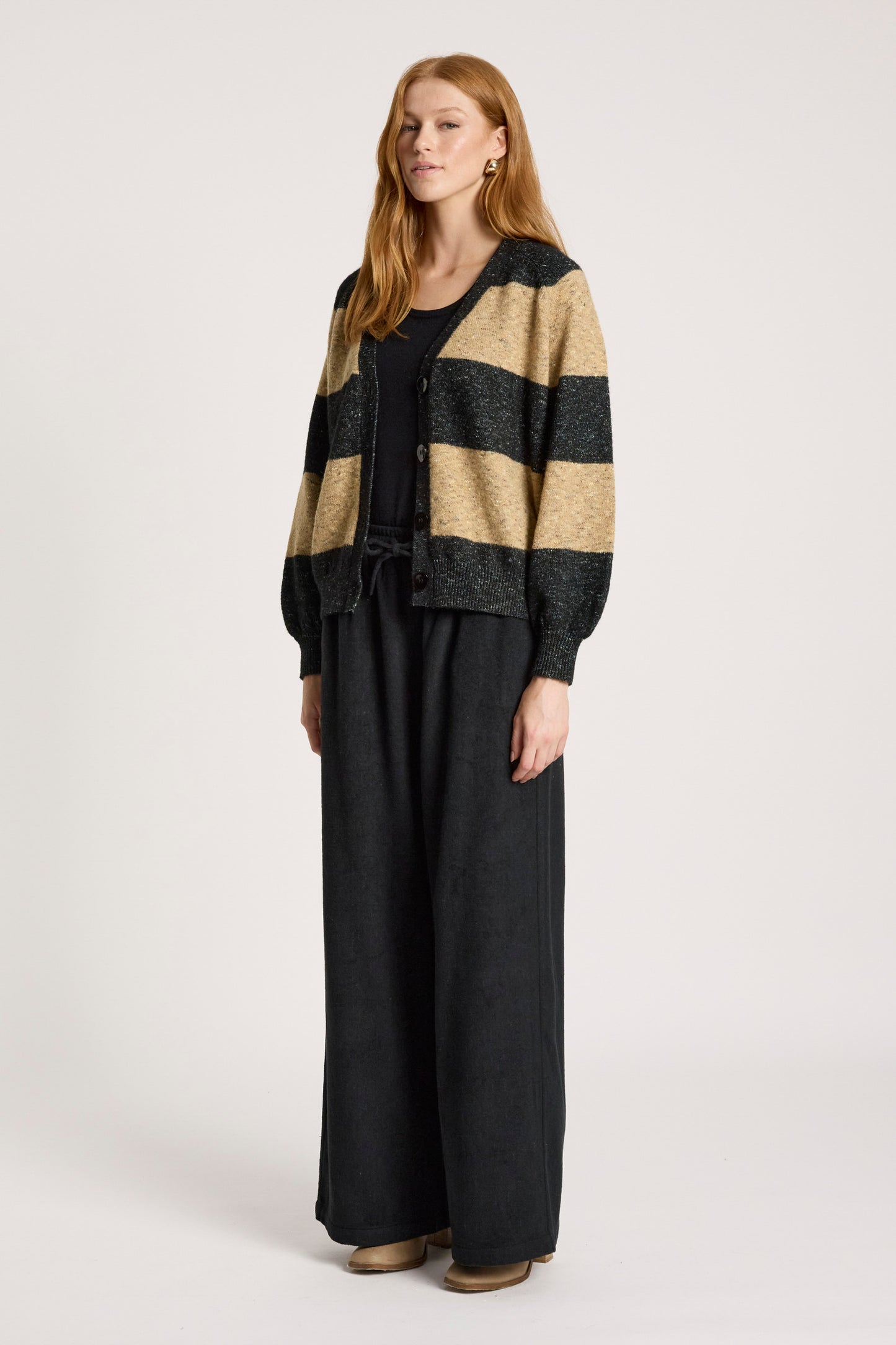 Zarda Cardigan from Eb+Ive - Mocha/Black