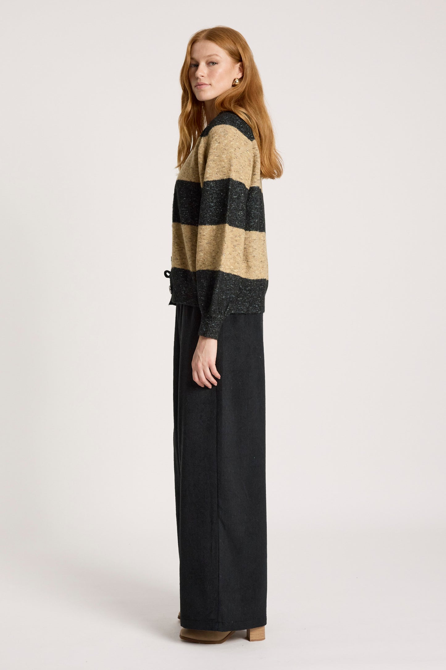 Zarda Cardigan from Eb+Ive - Mocha/Black