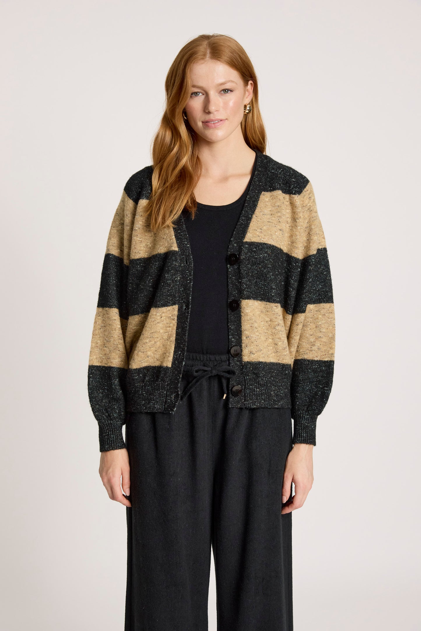 Zarda Cardigan from Eb+Ive - Mocha/Black