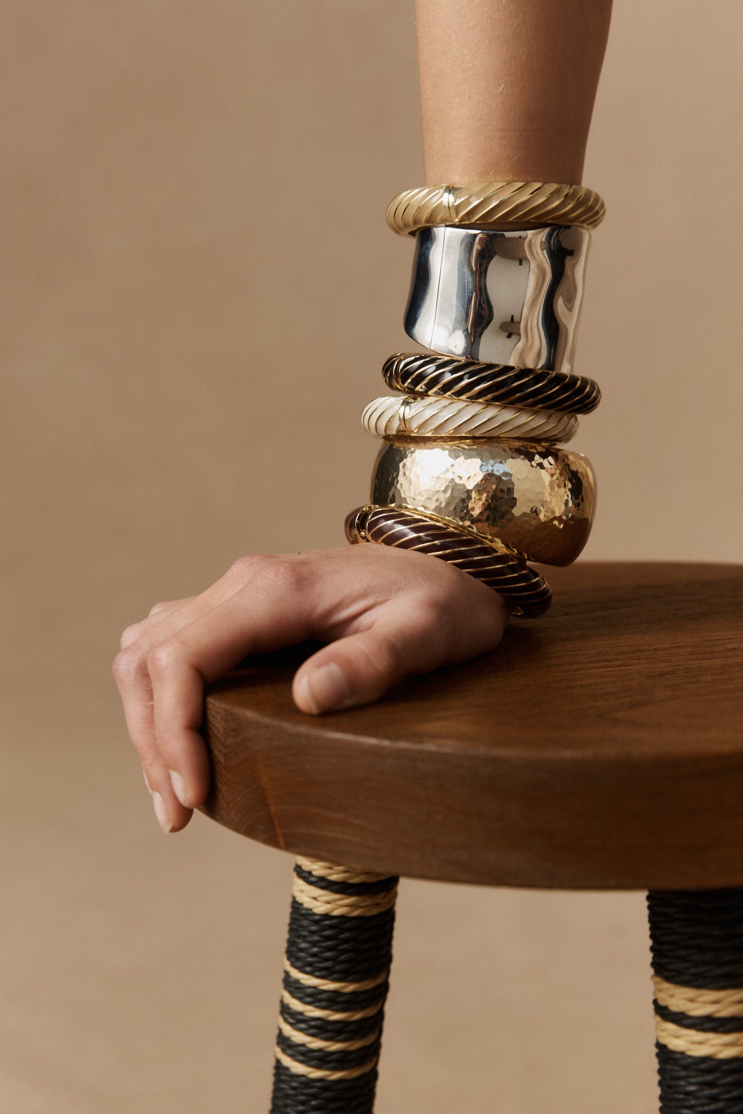 Tala Bangle - Silver / Gold
