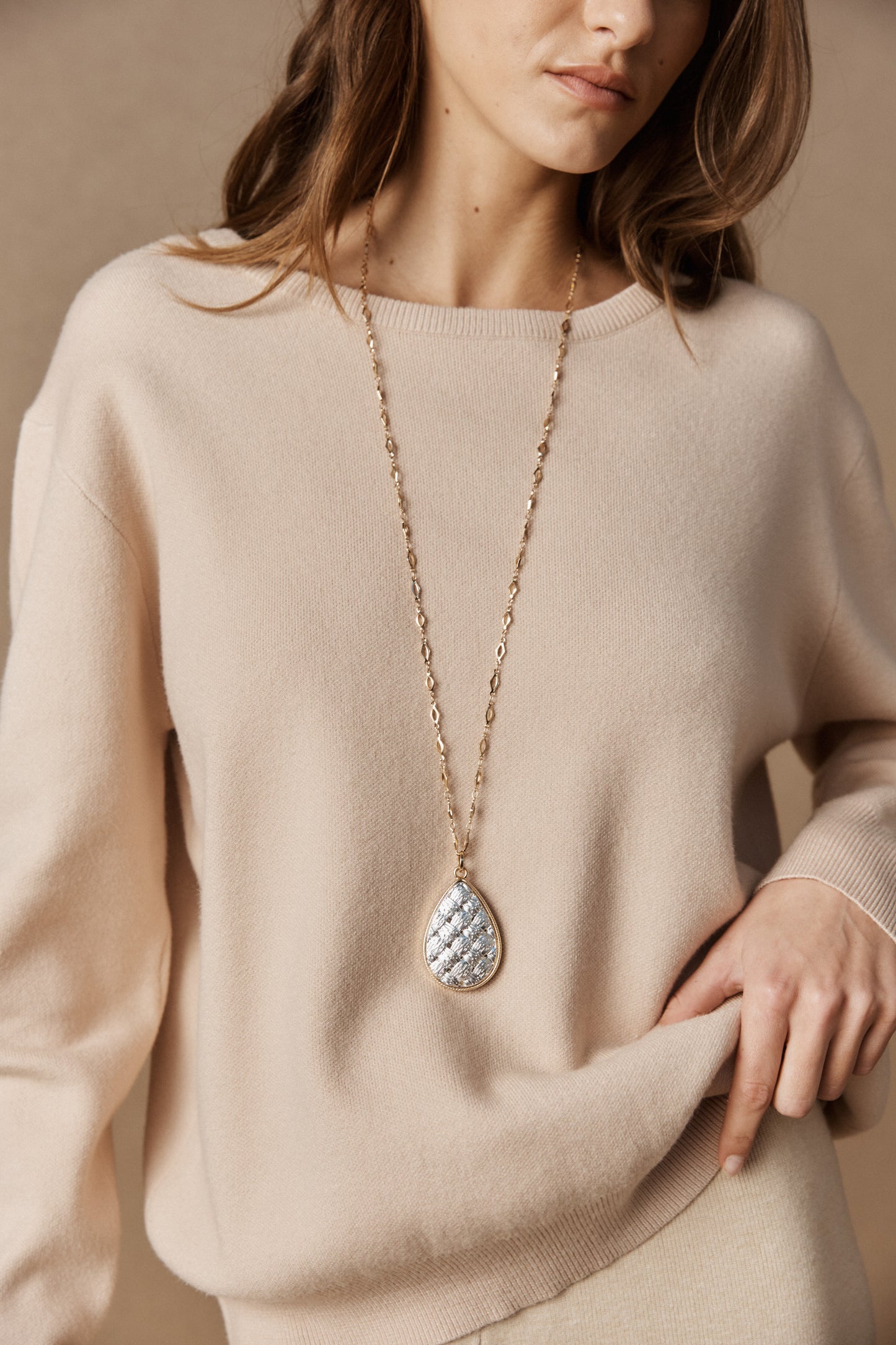 Tala Pendant Necklace - Silver